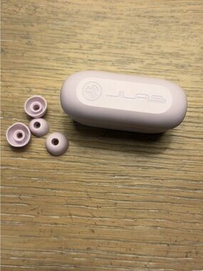 JLAB Wireless Earbuds & Charging Case with Ear Tips